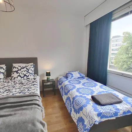 Cozy 1br With Balcony, Free Wifi And Parking * トゥルク